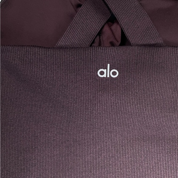 ALO Yoga Elevate Crossover Tank Dark Plum Size Small - Picture 7 of 10